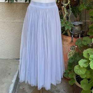 Light lavender tule skirt